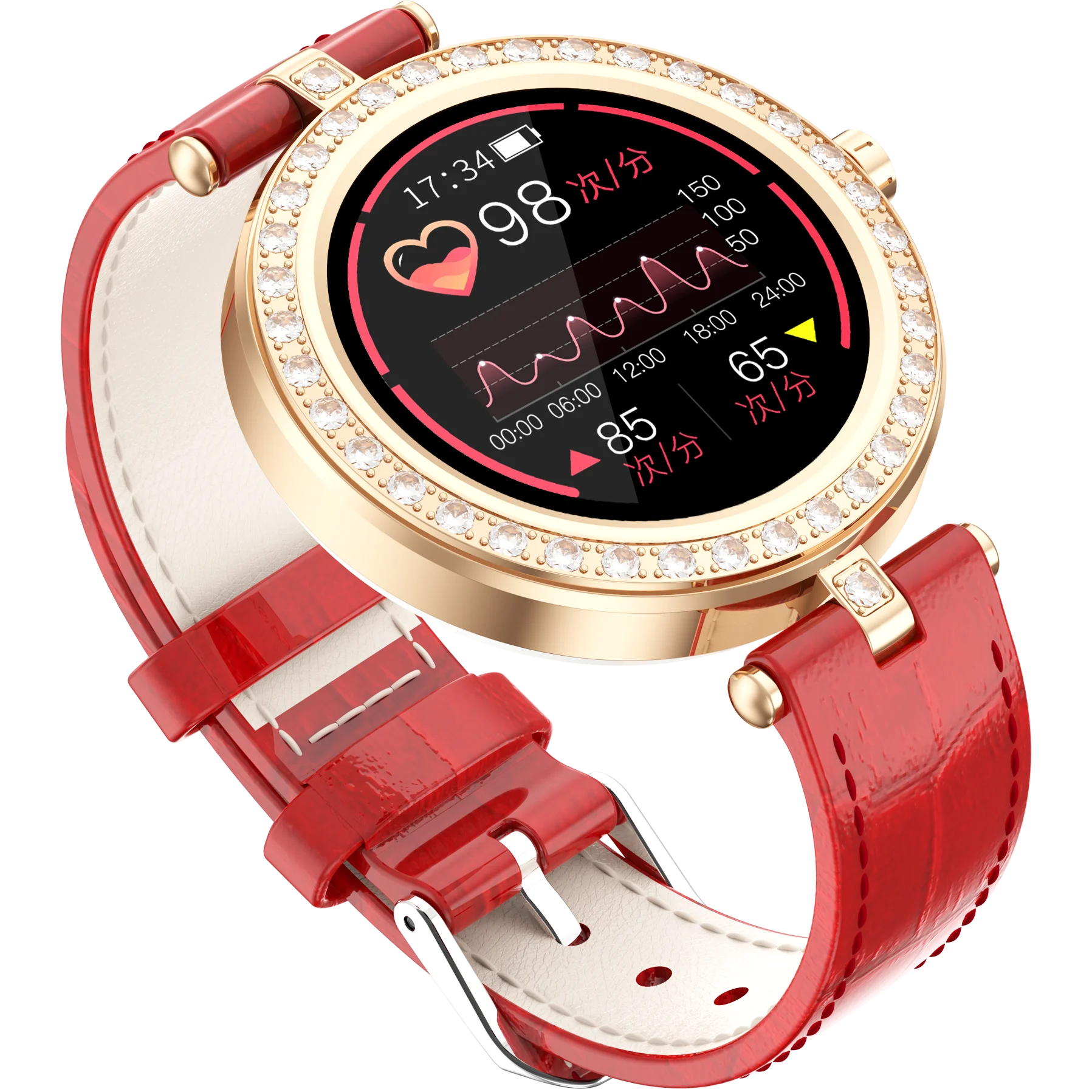 

2021 S28 CE ROHS Heart Rate Blood Pressure Monitor Fitness Tracker Ladies Smartwatch Girls Women's Fashion Watch Smart