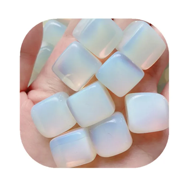 

Wholesale natural polished healing tumbled stone reiki crystal cube opal cube for home decoration