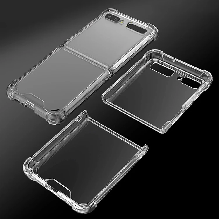 

For Galaxy Z flip 4 case clear Hard Pc Scratch Resistant Bumper Cover Case For Samsung Galaxy Z Flip 3 5g 2021