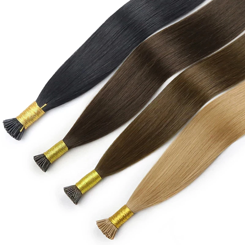 

Brazilian straight hair remy human hair I/Stick tip hair extensions