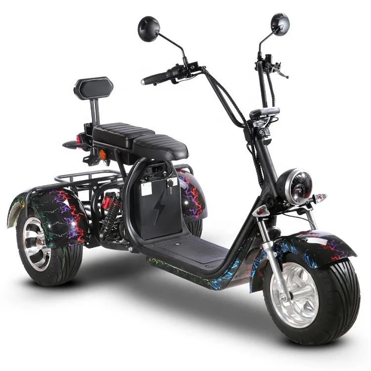 

Chopper Factory price eec coc 3 wheel electric citycoco 3000w motor best adult scooter 2000w parts three wheel electric scooter