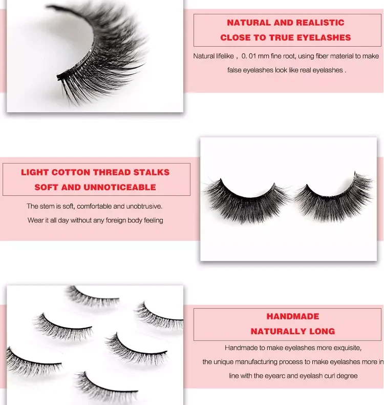 Wholesale Lashes Cheap 3D, 5D Mink False Lashes and Colorful Lashes, 100% Import Vietnam Mink Eyelash Vendors