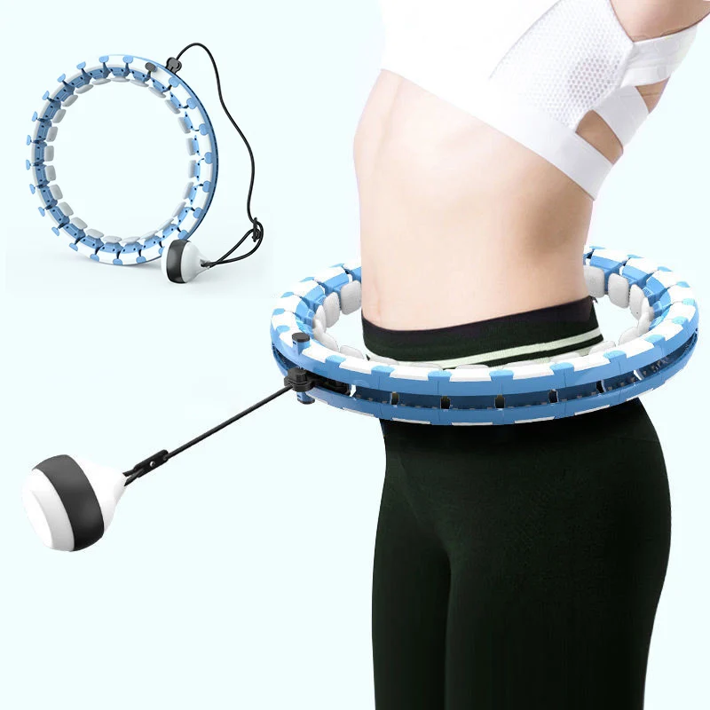 

Yunyuhua New Smart Fitness Detachable Adjustable Loss Hula Hoops with Exercise Ball Hula Rings Factory direct sales