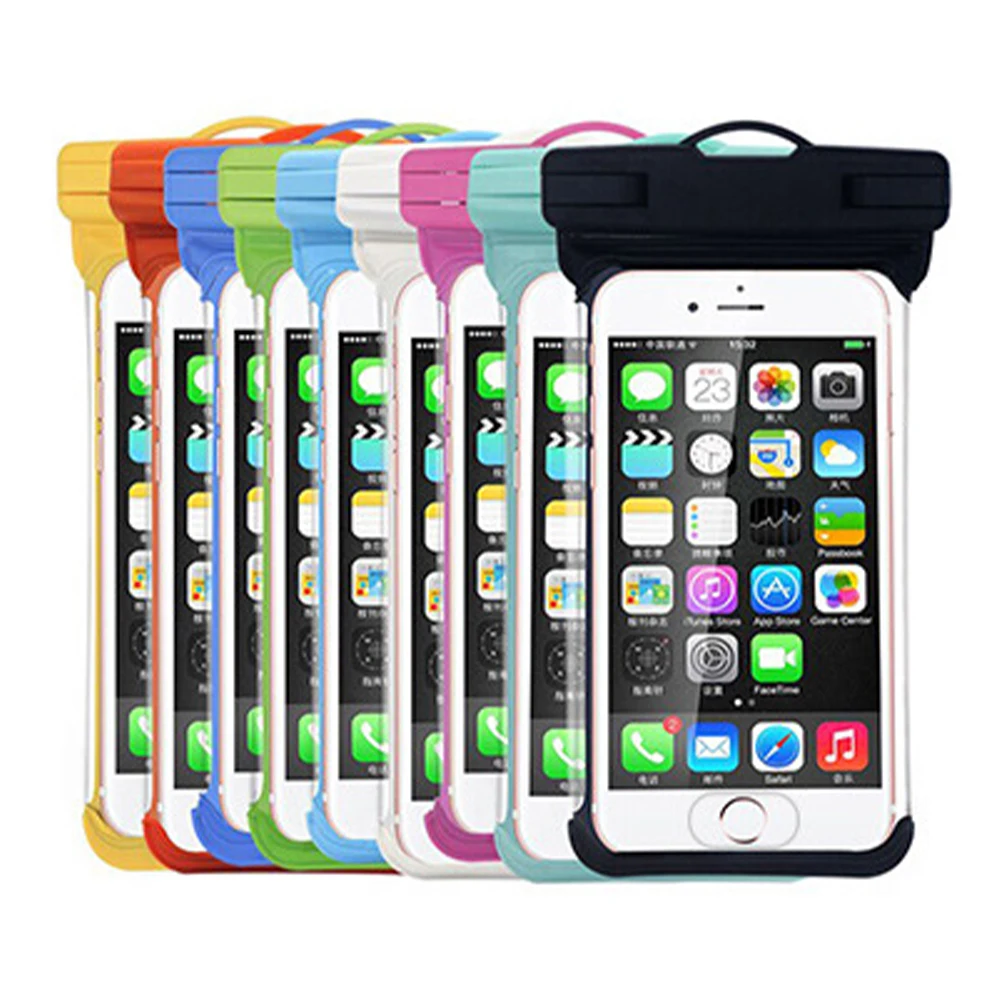 

FunFishing Universal Waterproof Phone Case Water proof Bag Mobile Phone Pouch PV Cover for IPhone