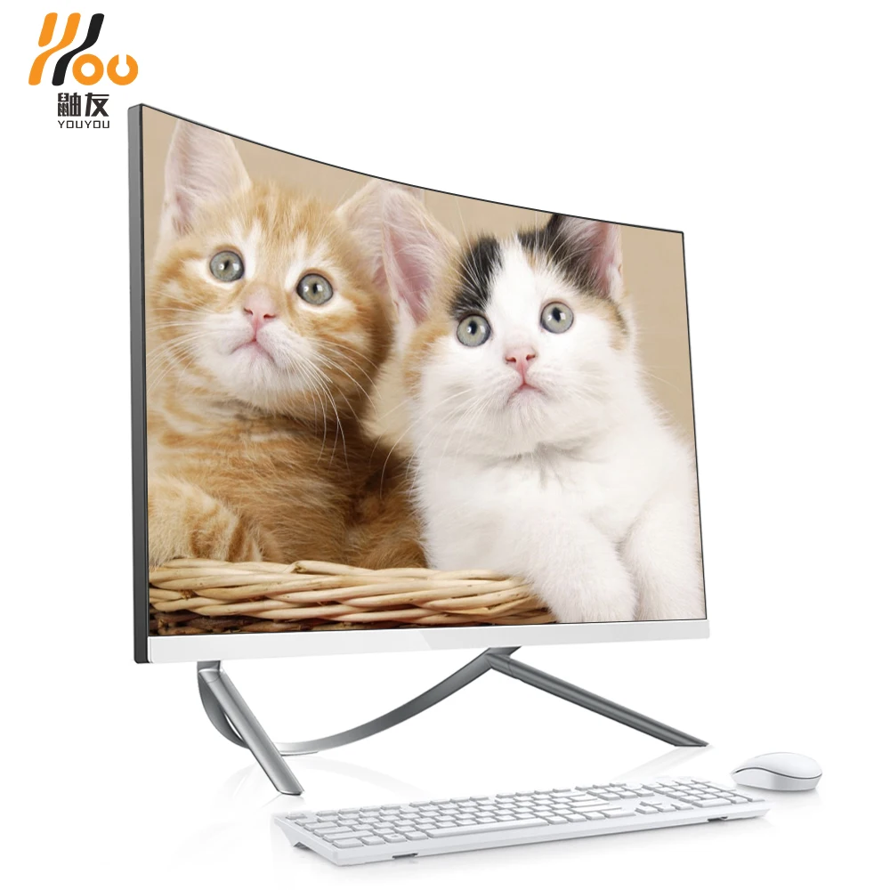 

YOUYOU 27 inch aio desktop gamer laptops dual core i7-3537 curved screen all in one pc gaming computer