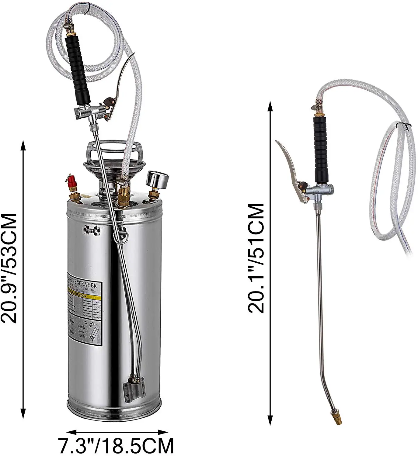 Stainless Steel High Pressure Agricultural Pesticide Sprayer Manual
