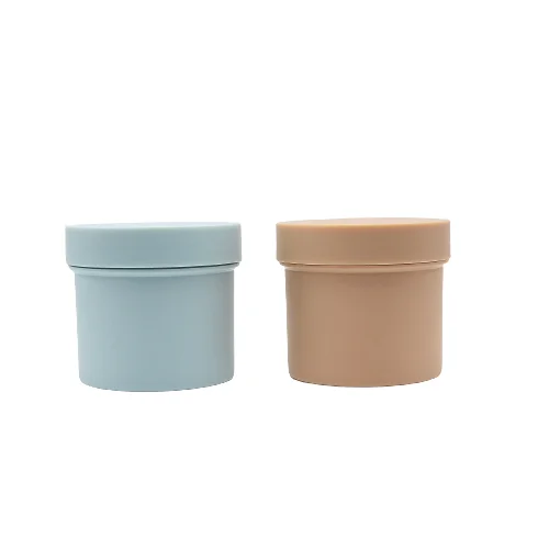 

Morandi Color Cosmetic Container Empty 150g Body Scrub Cream PP Plastic Jars with Lids