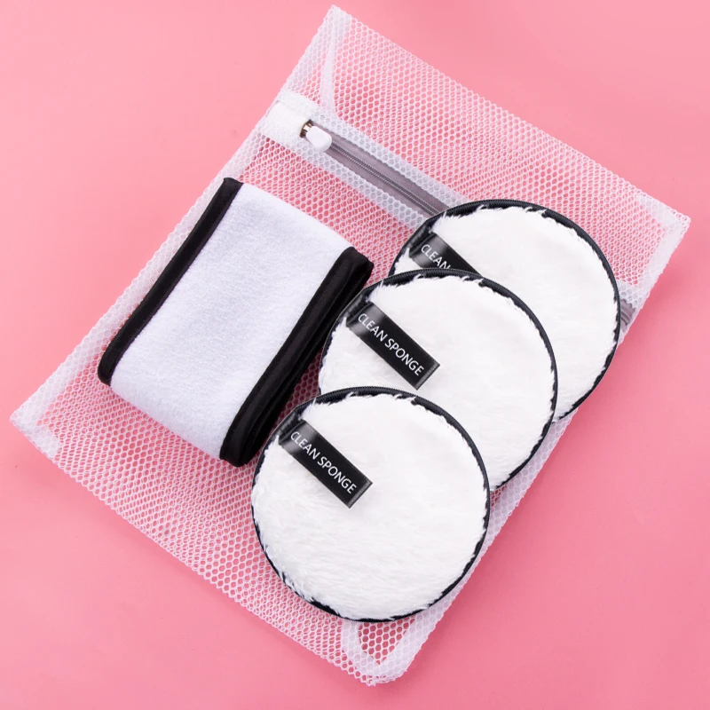 

New Features Best Selling Reusable Microfiber Make Up Reusable Makeup Remover Pads