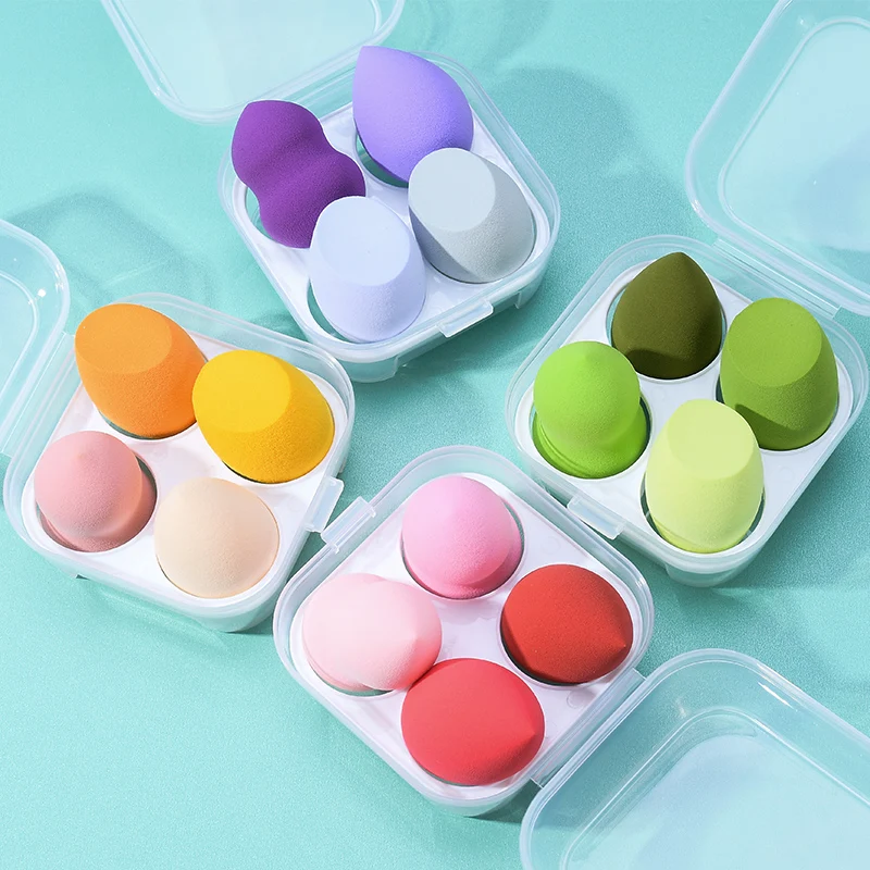 

wholesale custom logo new happy face microfiber makeup sponge puff