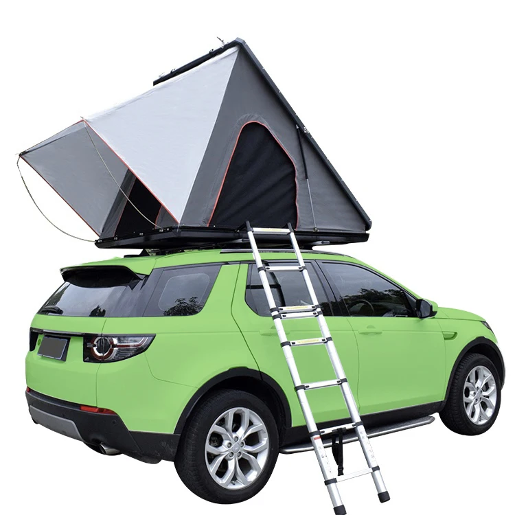 

WILDSROF 2022 Aluminum Triangle Waterproof Car Roof Top Tent Hardshell Roof Top Tent For Sale