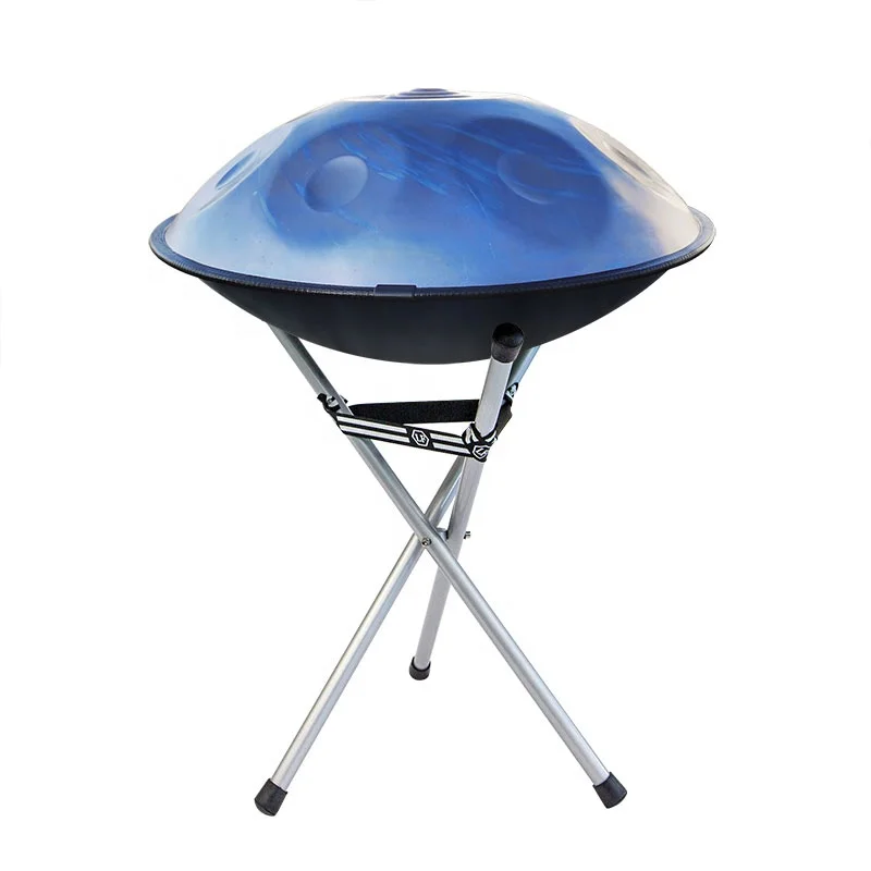 

AS TEMAN handpan drum stand suitable for 22 inches 9 notes handpan tongue drum percussion D Minor drum set, Gold/black/blue/green/brown/purple blue