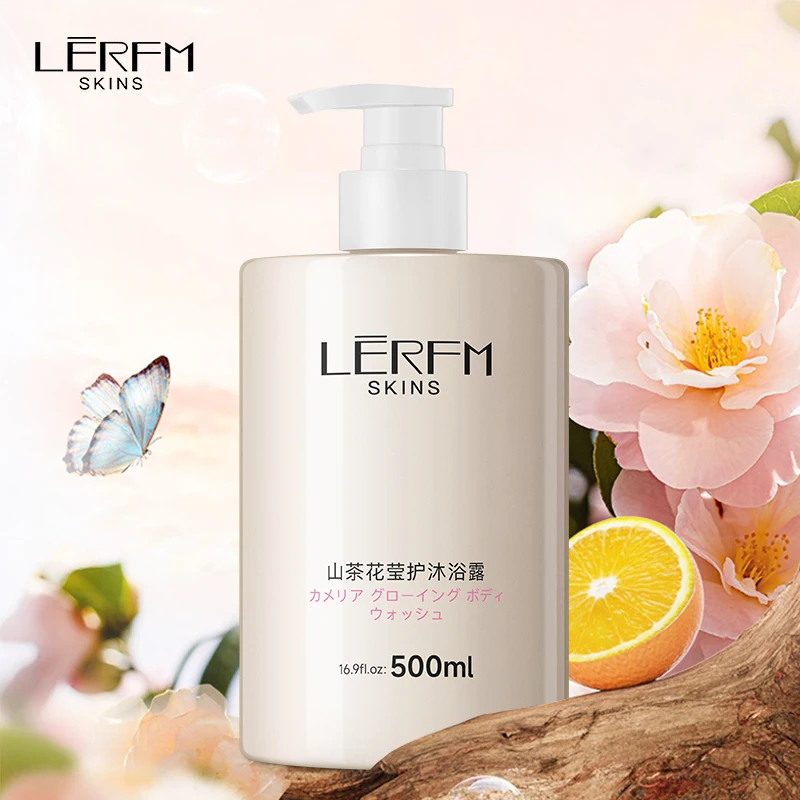 

LERFM Exfoliating Deep Cleansing Natural Fragrance Full Bath Gel Shower Gel Body Wash