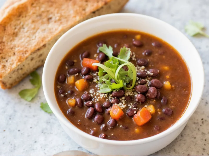 Easy Black Bean Soup: Simple 30-Minute Recipe Anyone Can Make