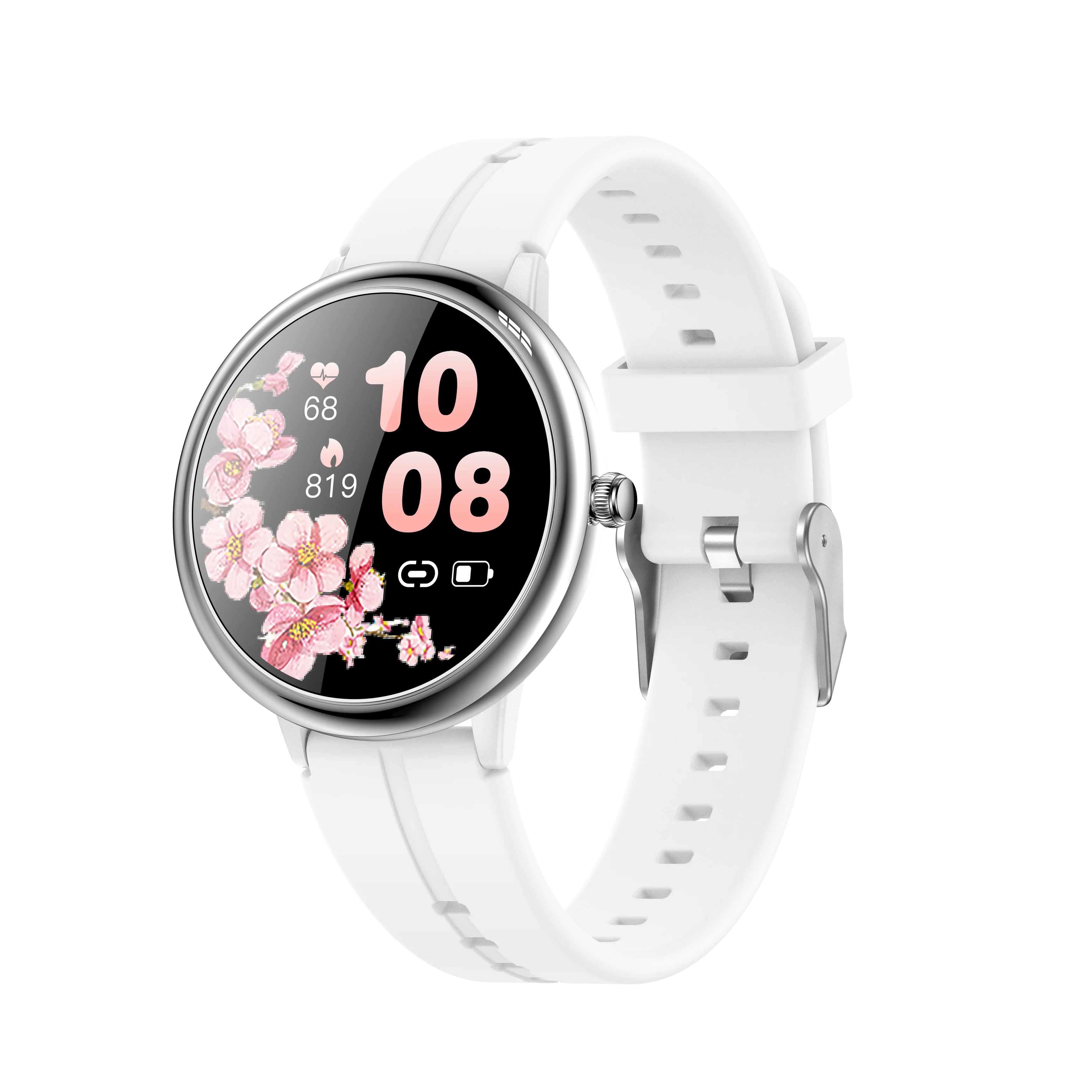 

Watch New Arrivals 2022 Reloj Smart Watch WR8 for Women Dibet Latest Model Touch Screen Round Smart Small Steel