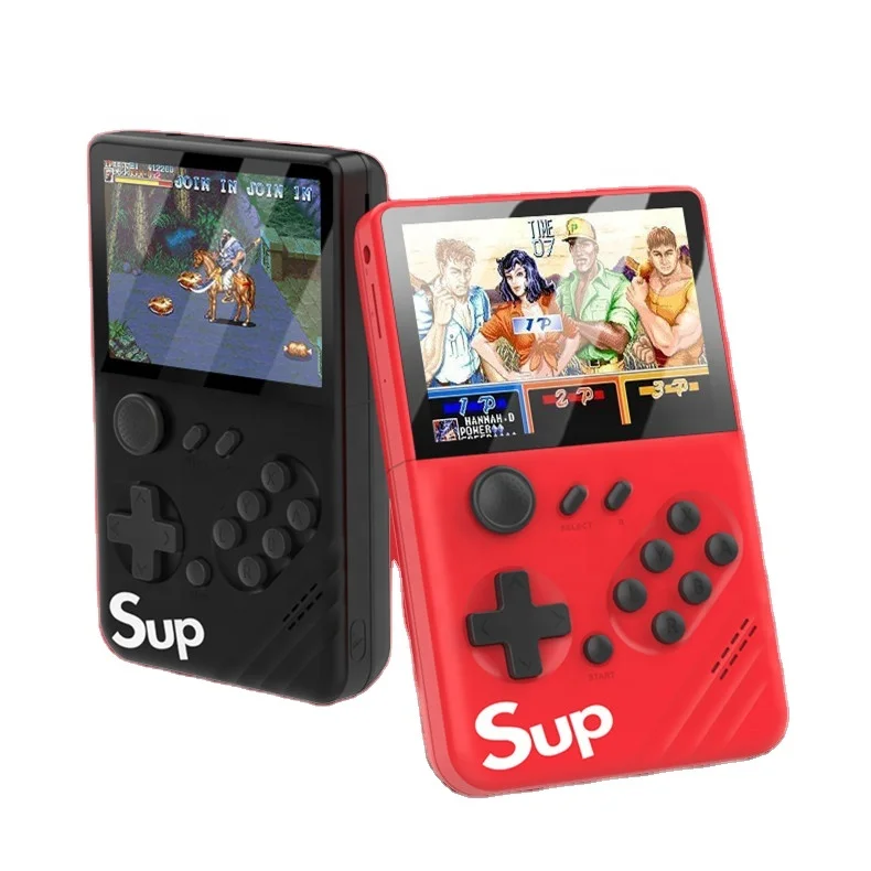 

new arrival 2020 handheld game consoles best play station game console hot games video consoles, Black.red