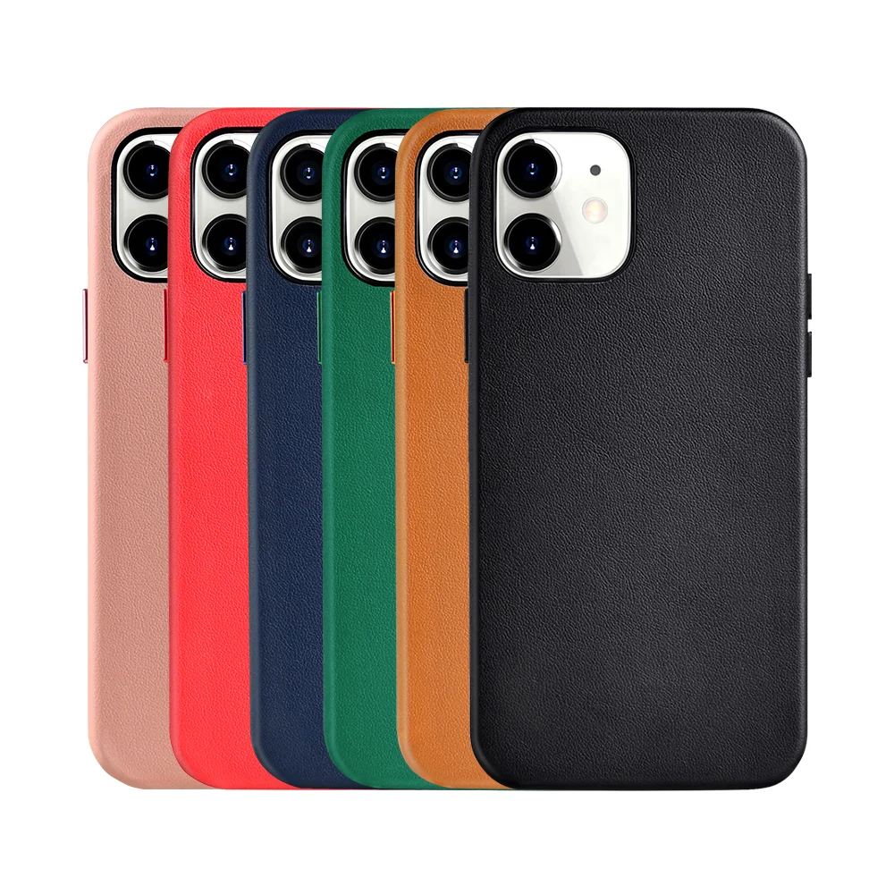 

Wholesale Leather Luxury Phone Case Full Protective Phone Cover For Iphone12 Pro Max/12mini Case, 7 colors