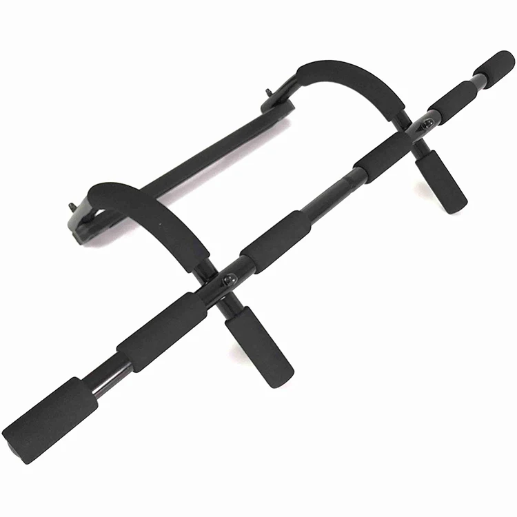 

Total Upper Body Workout Multi Grip Doorway Pull Up Bar, Black, red, yellow, gray