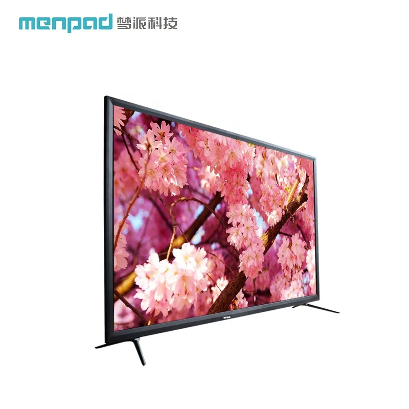 

Ultra thin aluminum alloy OD15 1G+8G M2 50 inches 3D audio television 4K UHD smart led hotel tv with wifi