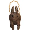 Factory directly wholesale Easter rattan woven rabbit