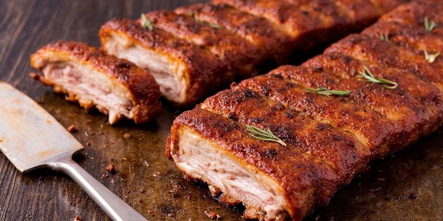 Mexican mole glazed ribs