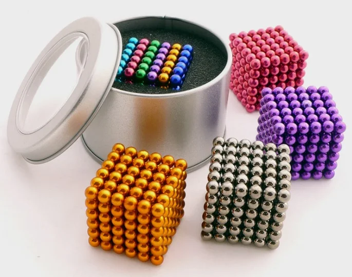 内置磁铁球 (5毫米) 216pcs 用于雕塑应力缓解智能