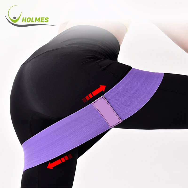 

New Exercise legs and buttocks Custom Hip Yoga Loop Resistance Bands, Pink/blue/purple/custom