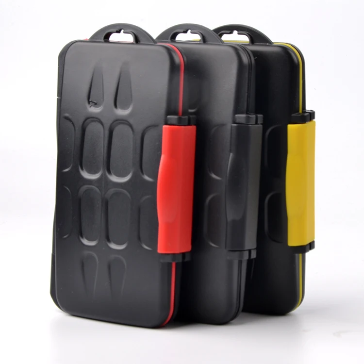 

Amazon hot sale waterproof Plastic High quality DDP Custom Logo OEM Memory Card Holder sd card case, Desired color option