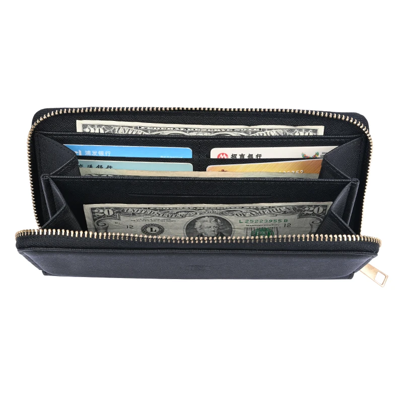 

2021 New Products RFID blocking wireless power bank Money holder for women Fashion Gift power bank wallet, Customized color