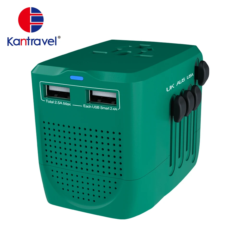 

free to ship fashion portable travel adapter world universal plug sockets type-c smart USB travel adapter with usb, Mutil/oem