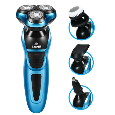 

TINTON LIFE Men's 4D Electric Shaver 4 IN 1 Beard Trimmer Rechargeable Razor for Men Shaving Machine Face Care Electric Shaver