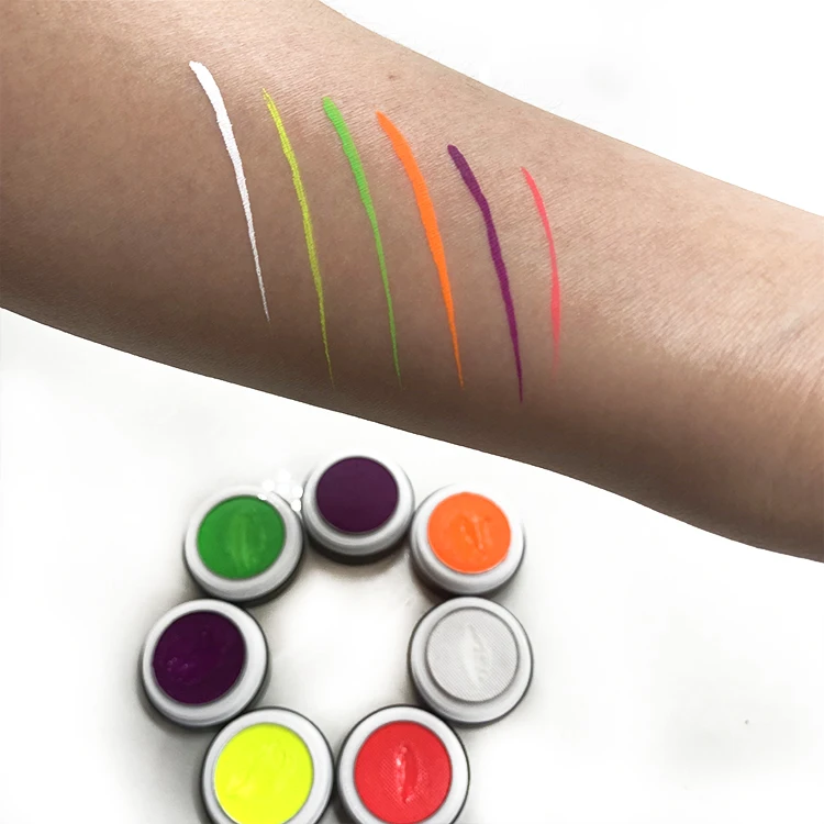 

Easy to color water based makeup eyeliner private label makeup palette cruelty free neon color water activated eye liners