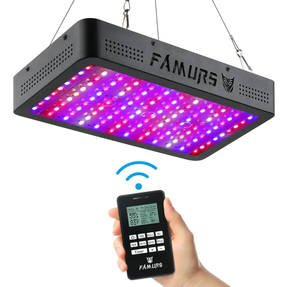 China Supplier 2019  Smart Remote Control 1200W  Indoor Plant  Led Grow Light  with Full Spectrum for greenhouse Veg and Bloom