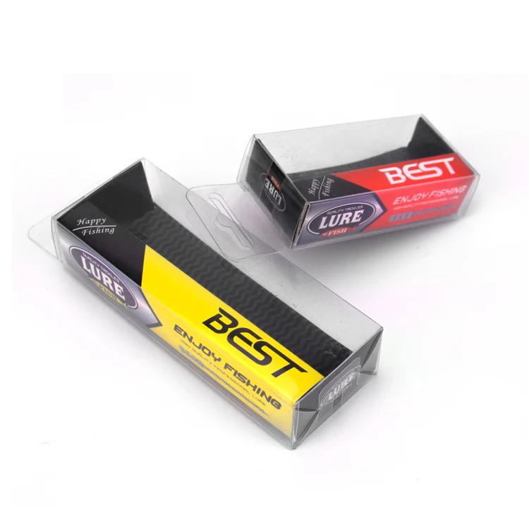 

Bait box PVC Packing Box8cm*4cm 12cm*4.5cm Packing bag plastic bag PVC blister package for fishing lure, Clear