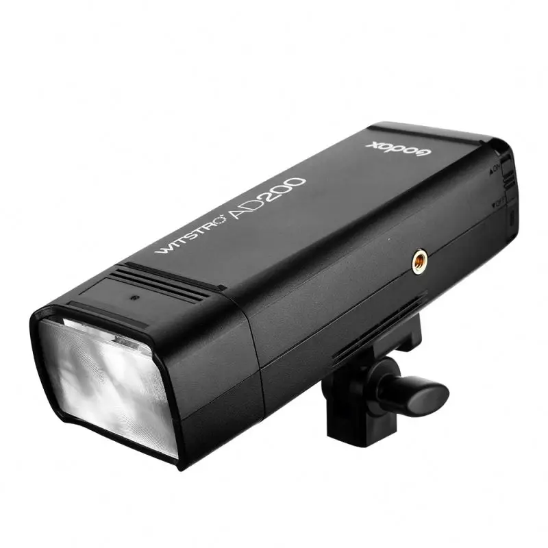 

Magic vision GODOX AD200 TTL 2.4G HSS 1/8000s Pocket Flash Light Double Head 200Ws with 2900mAh Lithium Battery Flashlight Flash