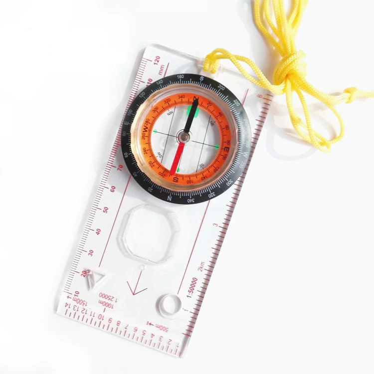 Ruler Map Measure 45mm Compass With Magnifier - Buy Compass,Map Measure ...