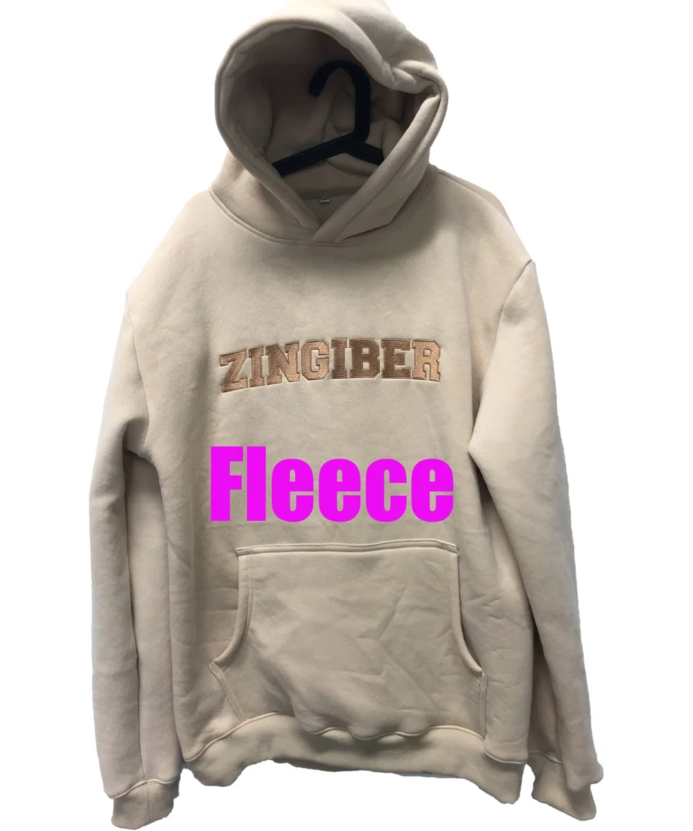 

custom embroidery printing logo offwhite long sleeve hoodie thick heavy hoodie men's hoodies & sweatshirts, Customized color