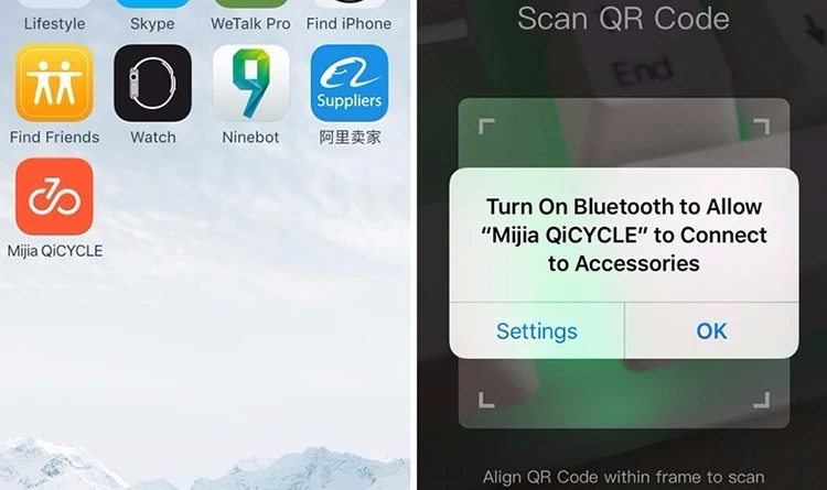Xiaomi 250w High Speed Brushless Motor Mi Qicycle Electric Folding Bike