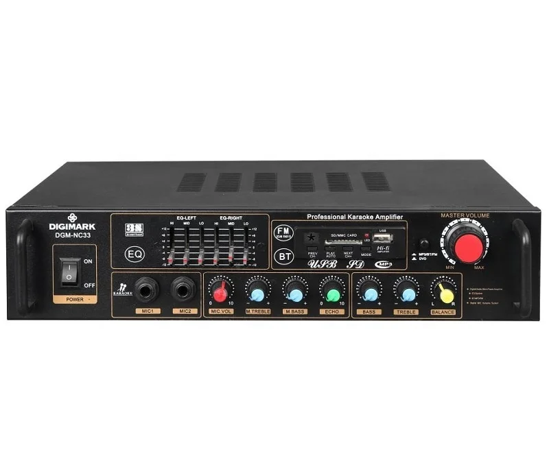 

Multifunctional pa amplifiers plate stereo amplifier with low price, Black