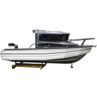 

CE approved 22.5ft 6.85m 2250 centrecab aluminum walkaround cabin Multi-function fishing boat