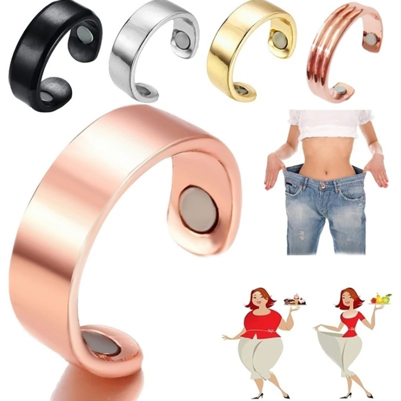 

Wholesale Magnetic Anti-Snoring Slimming Fitness Weight Loss Ring Therapy Healthcare Ring, As pictures