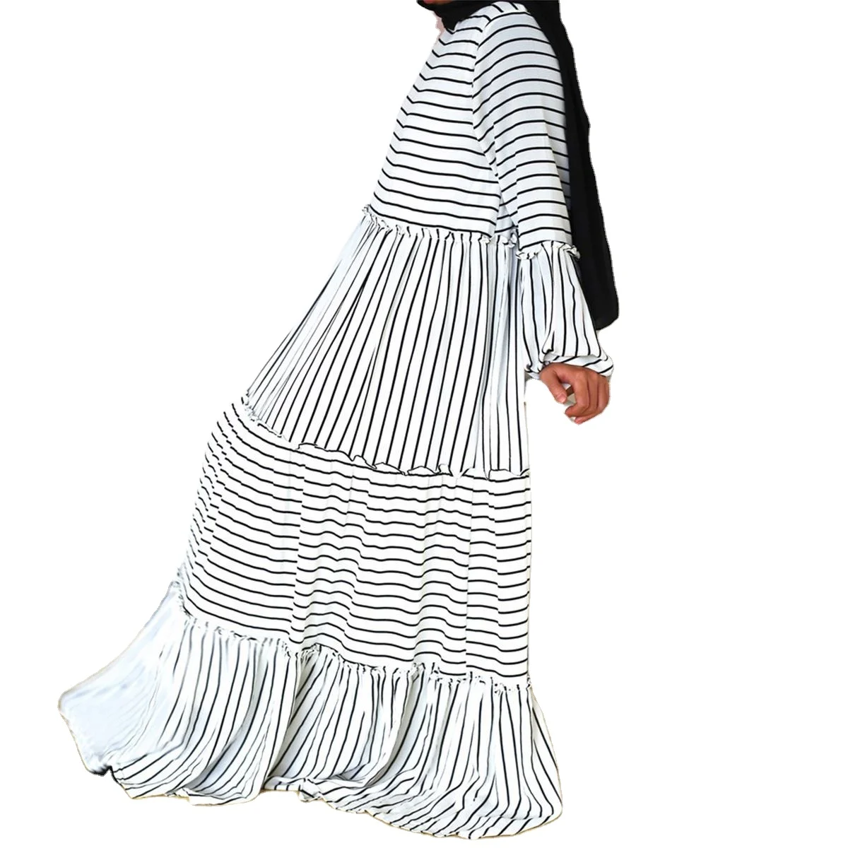 

2021 wholesale free sample muslim dress muslim wedding dress long sleeve dress for muslim women, Customized colors accept