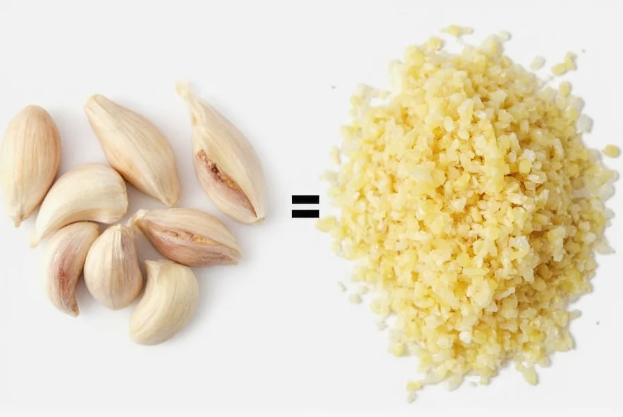 4 cloves of garlic equals how much minced