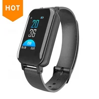 

T89 TWS Smart Binaural BT Headphone Fitness Bracelet Heart Rate Monitor Smart Wristband Sport Watch