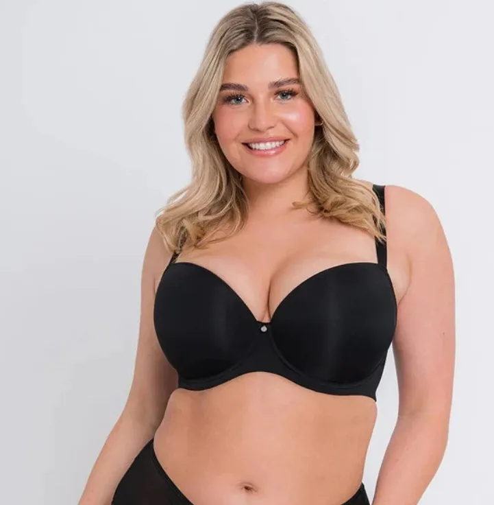 Sexy Solid Color High Quality Women Plus Size Underwear Adjustable Strap With Back Support Wireless Push up Bra