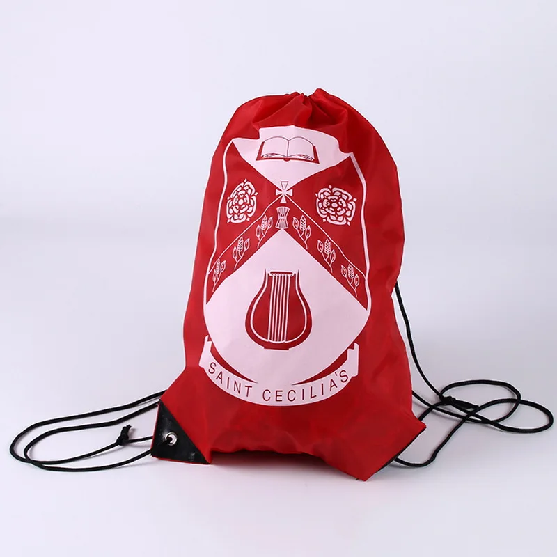 

Wholesale Cheap Promotional Polyester Drawstring Bag Sport Backpack Drawstring Bag, Customized