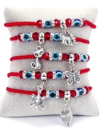 

Lucky Red String Line Pendant Bracelet Butterfly Bracelet for Women
