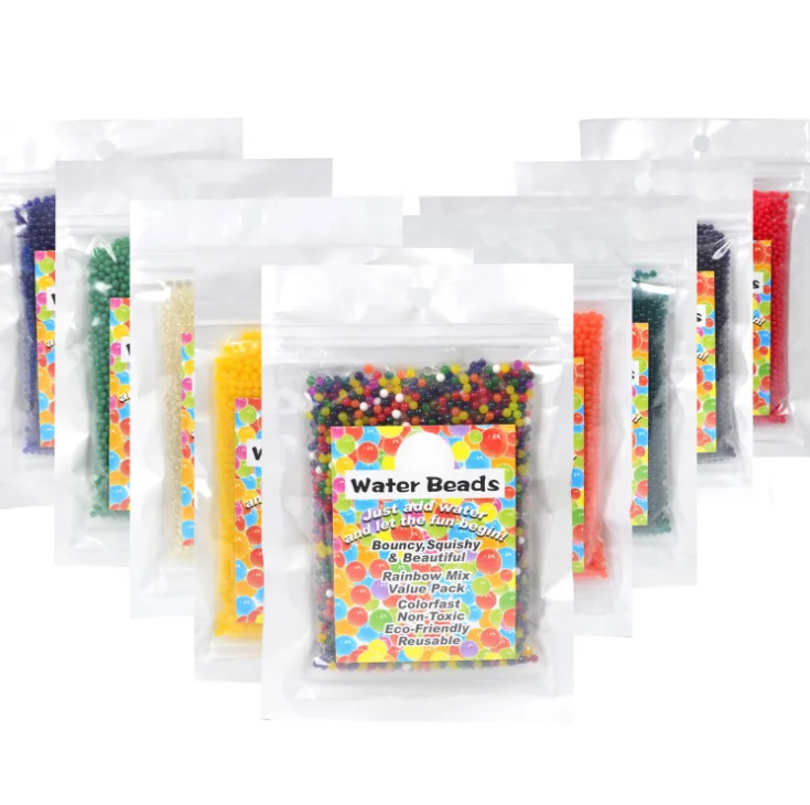 

90g Bag Ocean Baby Toy Pearl Crystal Mud Soil Water Beads, Mix color