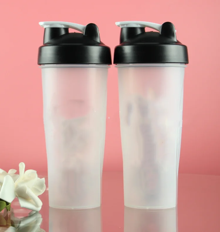 

Wholesale fashion popular Plastic Bottle Protein Powder Shaker travel coffee Plastic shake cup