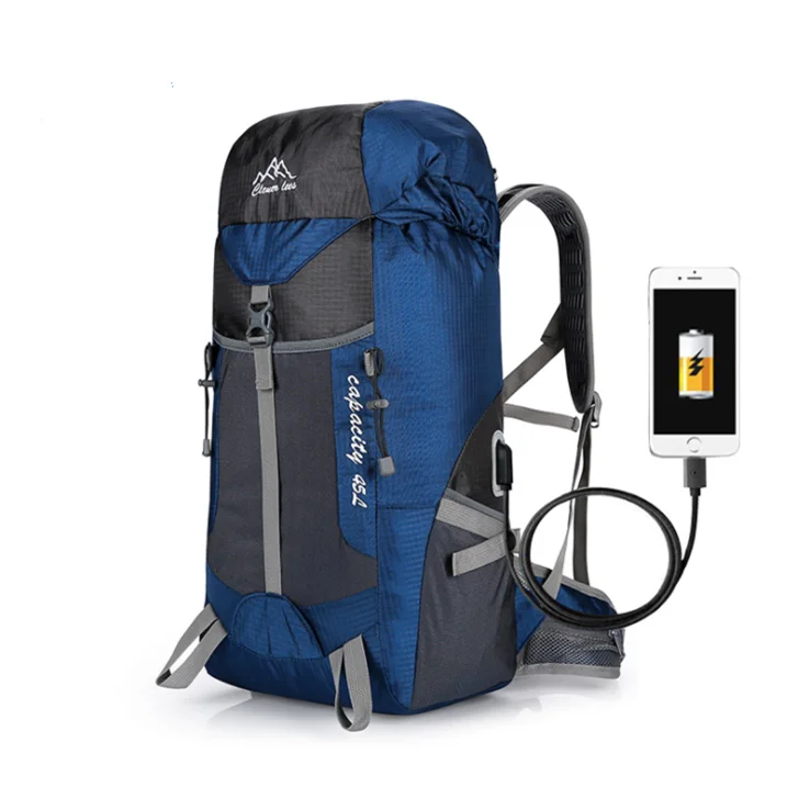 

Travel backpacks hiking sports outing backpack outdoor travel camping backpack, Red, purple, black, green, blue