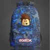 China Suppliers Low MOQ Roblox Game Backpack Polyester Women Rucksack Bags For Men Backpack Roblox Bags Backpack